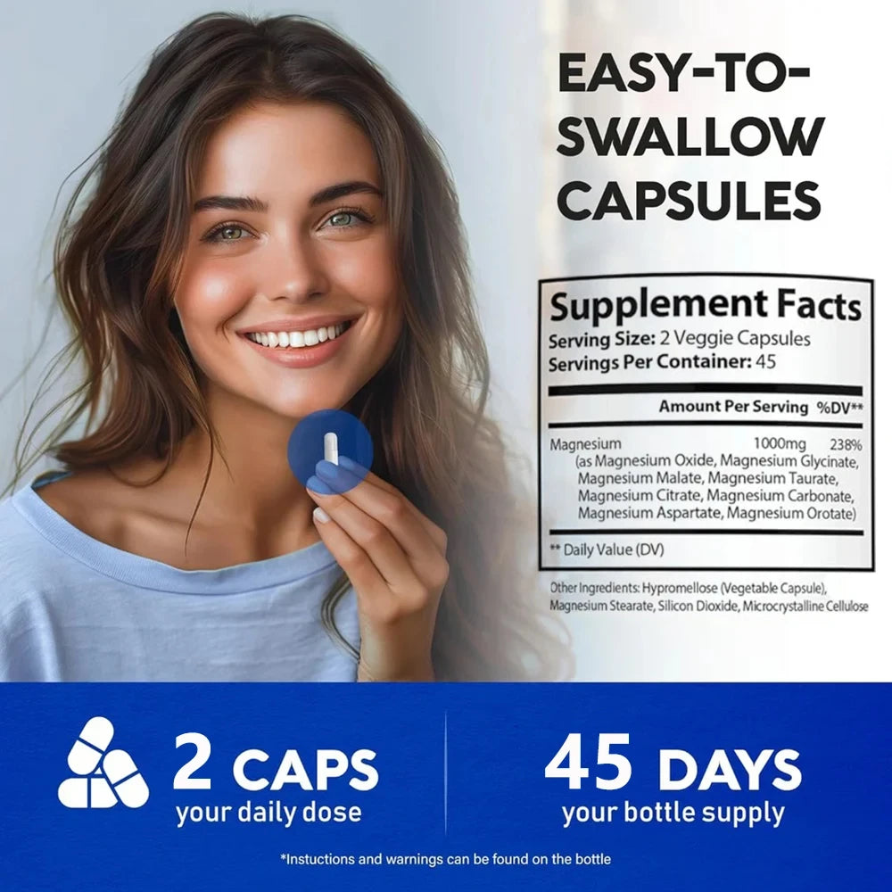 Magnesium Complex Supplement for Restful Sleep